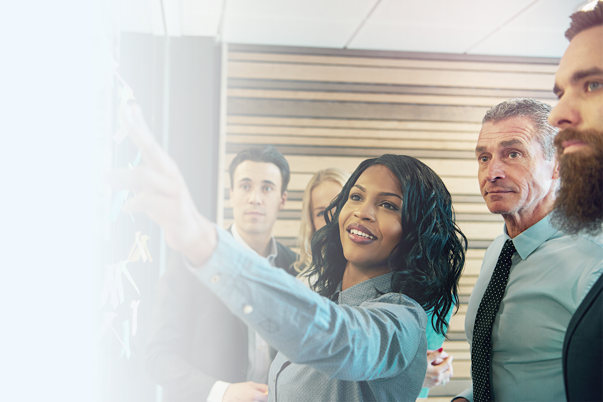 Recruitment professionals collaborating